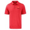 Image de Polo homme Cutter & Buck Coastline en cuir recyclé double pêche